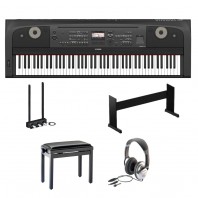 Yamaha DGX670 Black Digital Piano Homepack Bundle